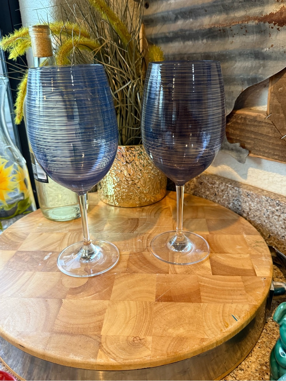 Set of Stölzle Lausitz Wine Goblets